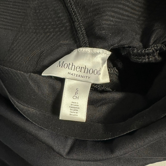 Women's Motherhood Maternity Pants Size Small Black Compression - Picture 8 of 11